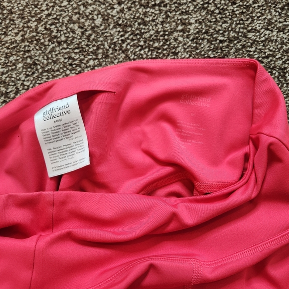 Girlfriend Collective Pink Compressive Stretch Leggings Size Medium - Picture 5 of 8